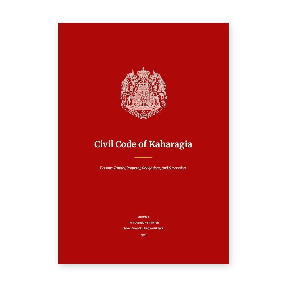 Civil Code of Kaharagia